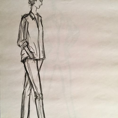 student work: figure drawing