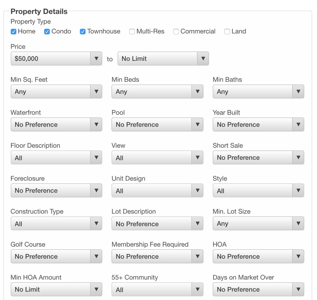 Detailed, accurate, and fast real estate search en