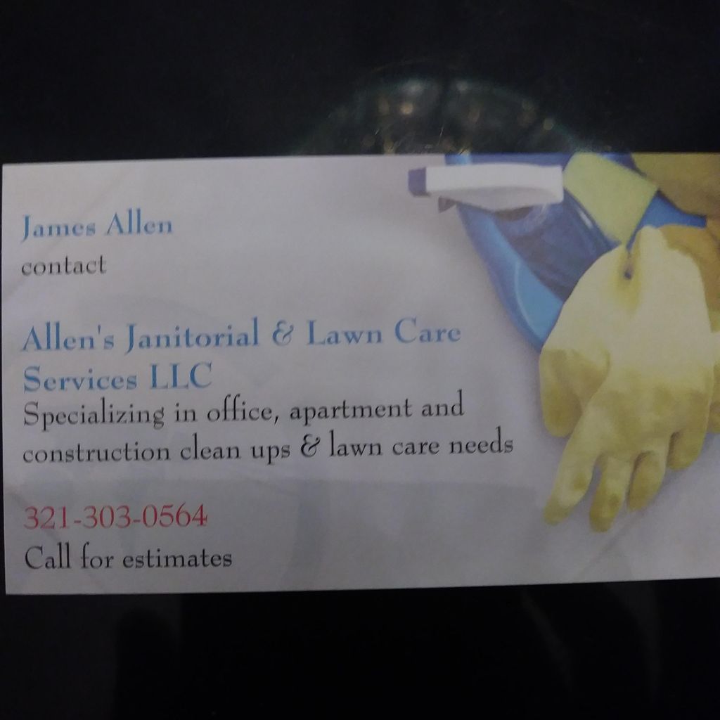 Allen's janitorial and Lawn Care Services