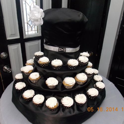 Formal Cupcake Display