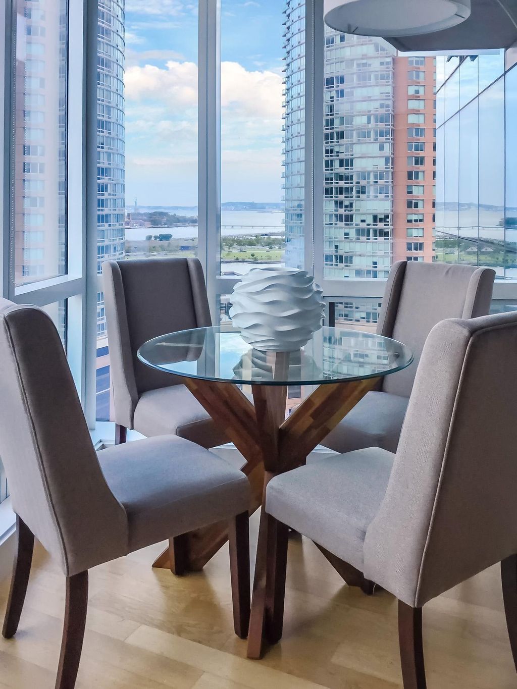 DESIGN - The corner was transformed into a contemp