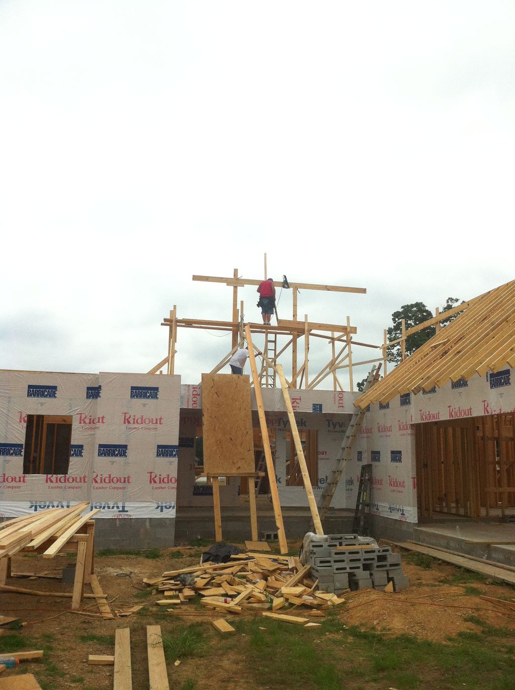 House that went on the slab above with true safe r