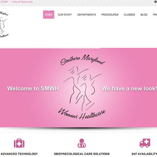 Southern Maryland Women's Healthcare Website