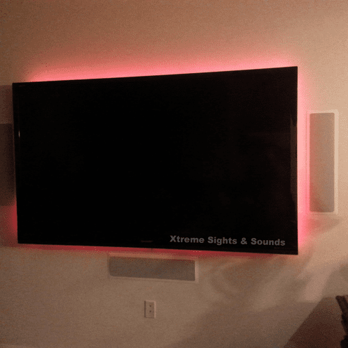 80" Sharp with Definitive In Wall Speakers and LED
