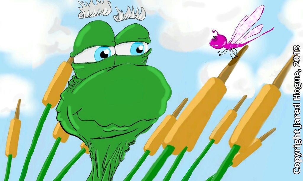 A digital illustration from the children's book "D