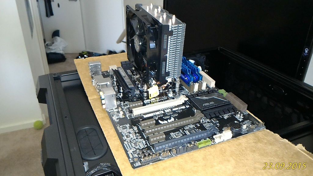 High end cooler added to custom build.