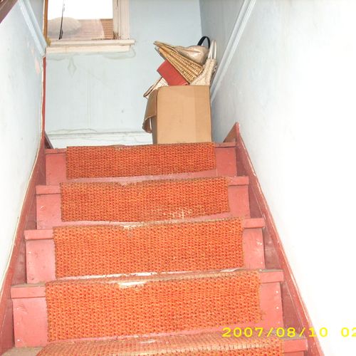 Stair Remodel Before