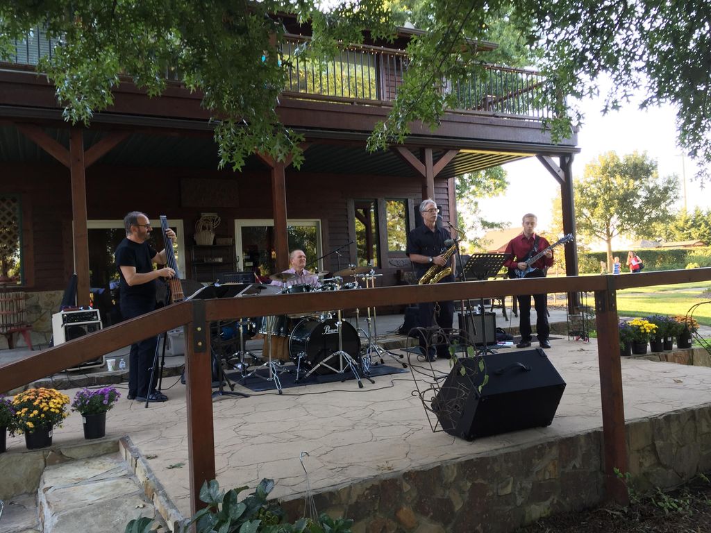 Performing at the Prairie Hill Vineyard in Colwich