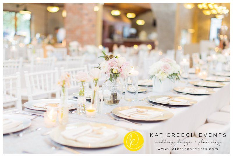 vintage inspired family-style table design
