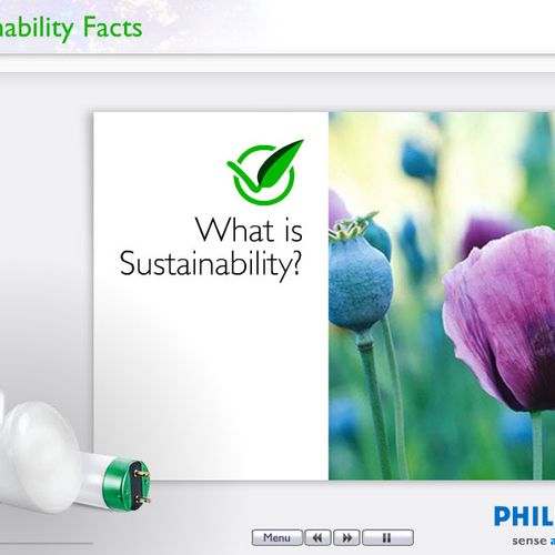 Philips Lighting Sustainability Guide  - an animat