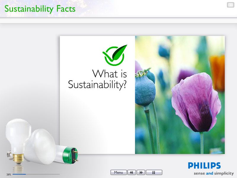Philips Lighting Sustainability Guide  - an animat