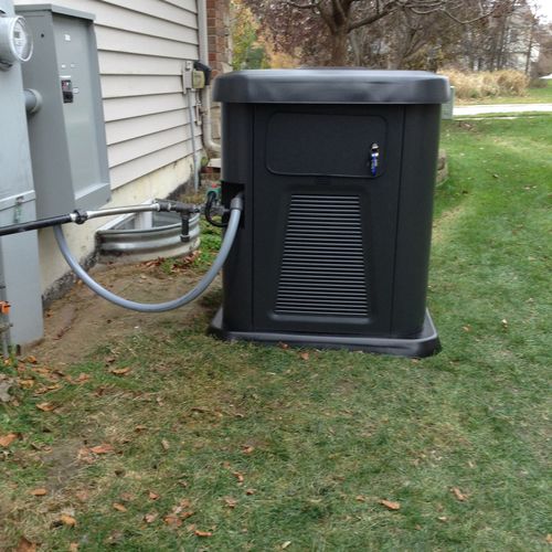 This is a Briggs and Stratton 12kw with a 200amp w