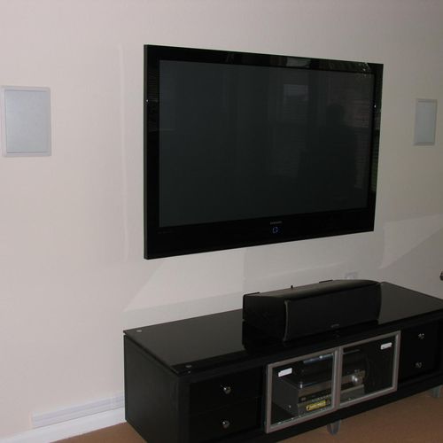 Tv and In wall speaker Retrofit