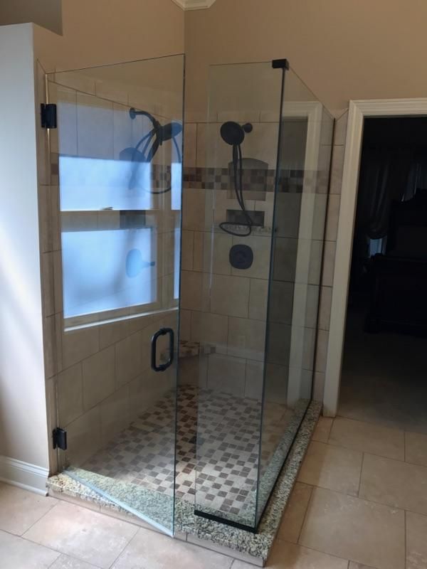 Glass and Tile Shower
