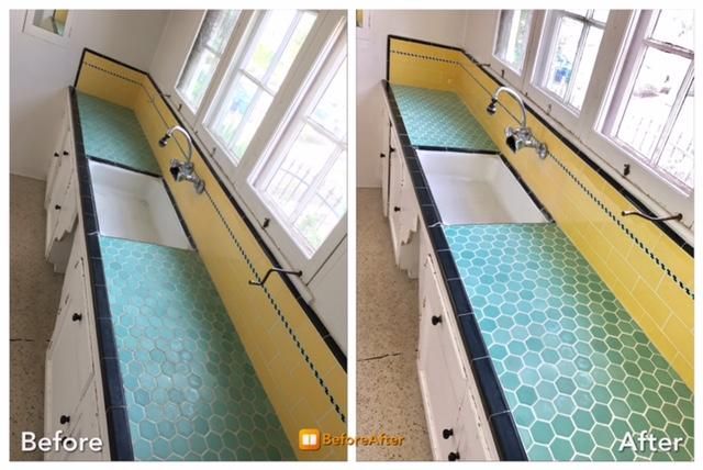 1933 Kitchen Countertop Cleaning