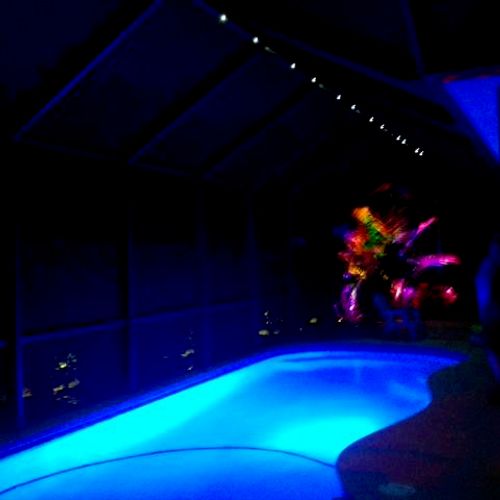 Screened porch/ pool led illumination
