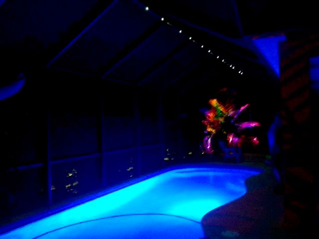 Screened porch/ pool led illumination