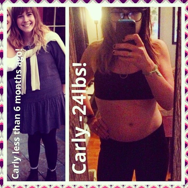 Carly has now lost over 30lbs training with me!