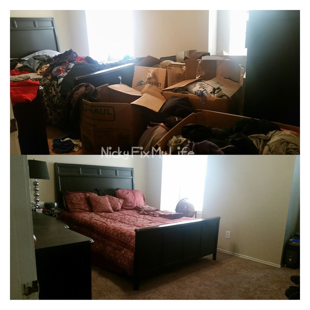 Before | After Bedroom Organized