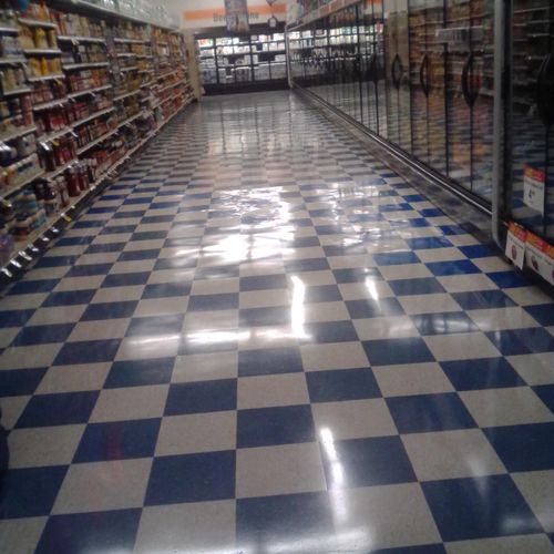 Floor Maintenance at United Supermarket..Lamesa, T