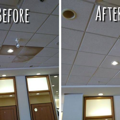 Ceiling tile replacement
