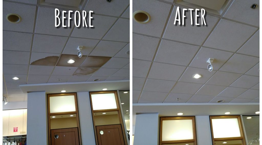 Ceiling tile replacement