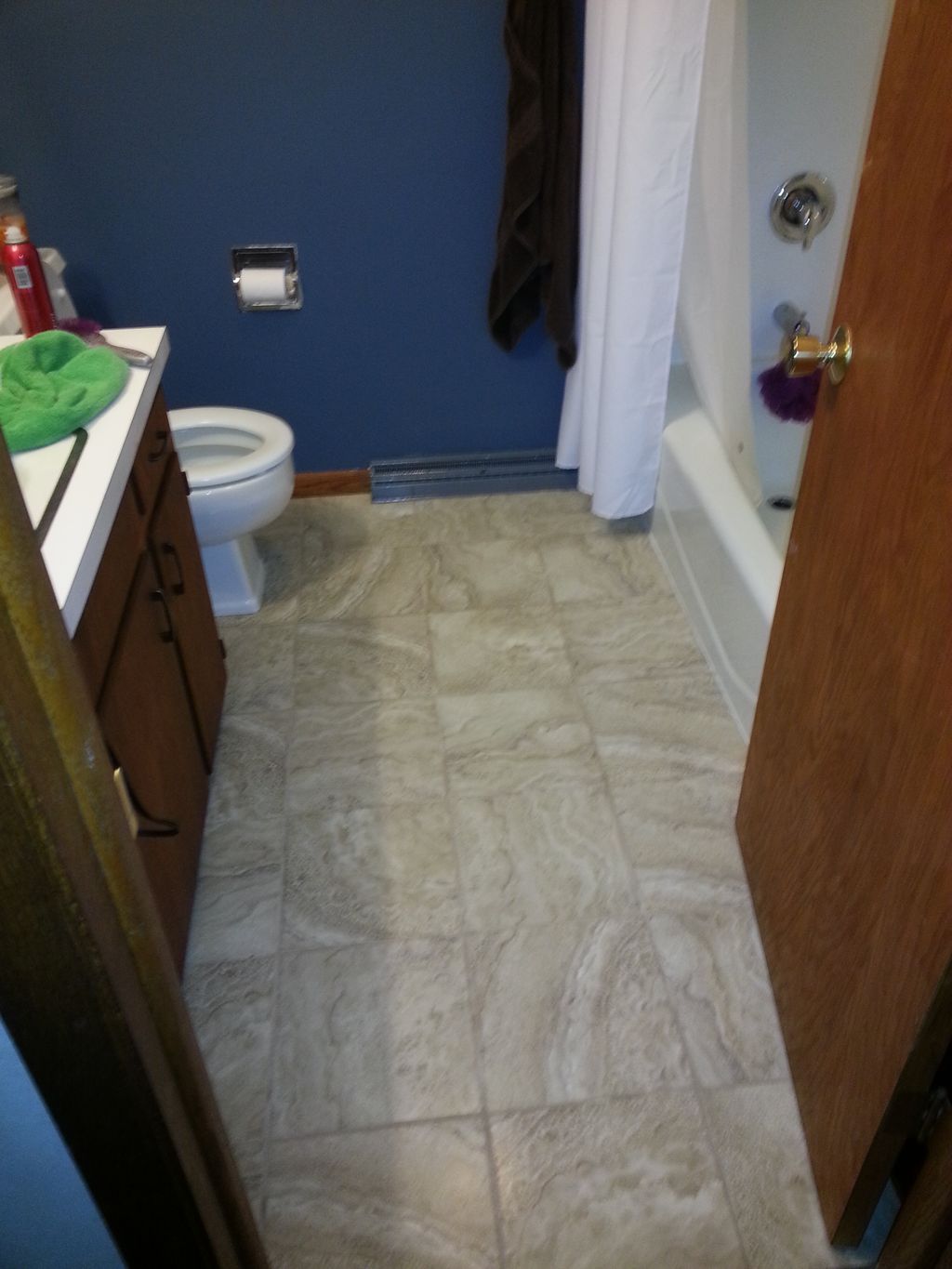 Tile floor