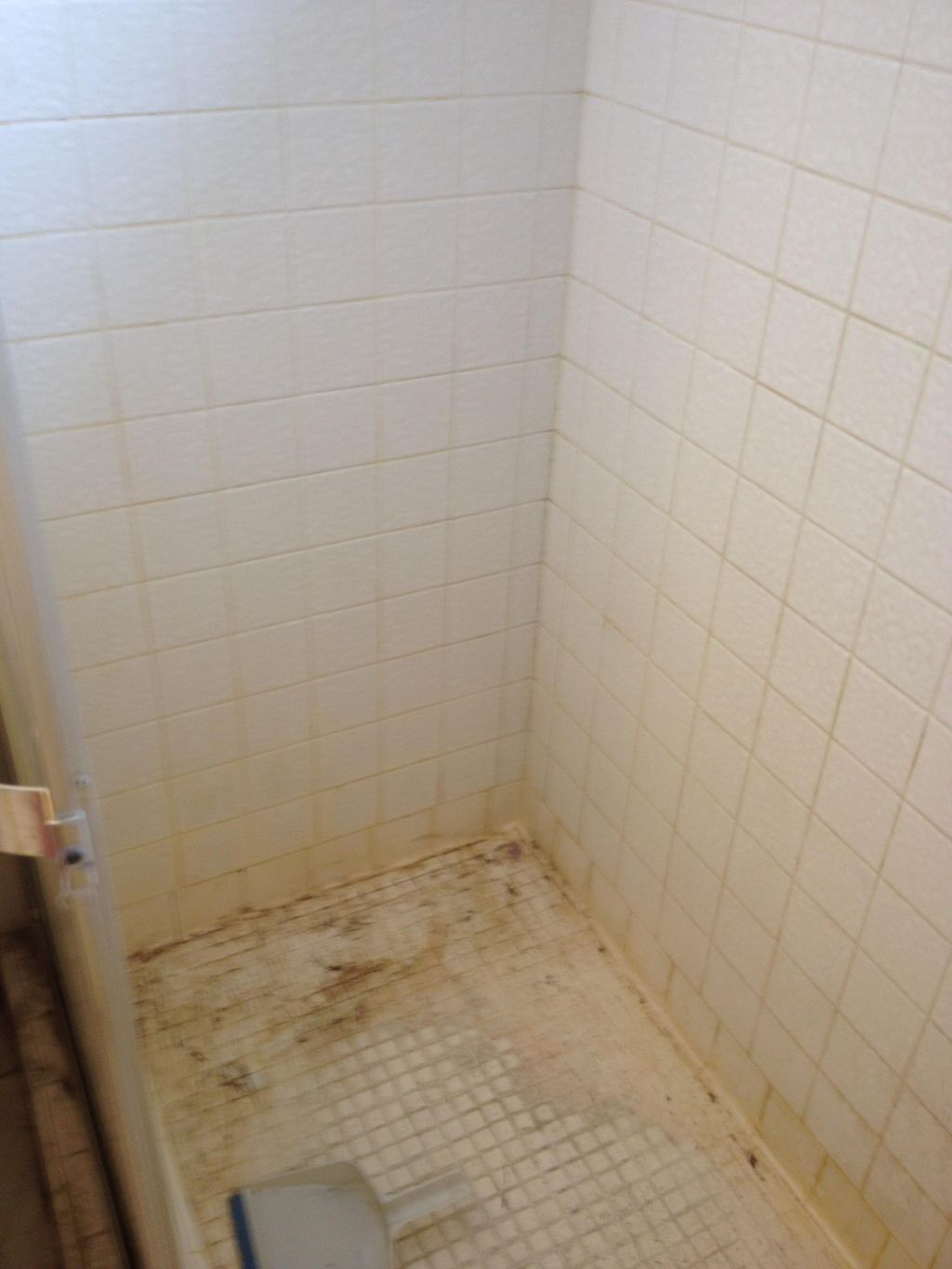 Plastic tends to soak up the grime if left sitting