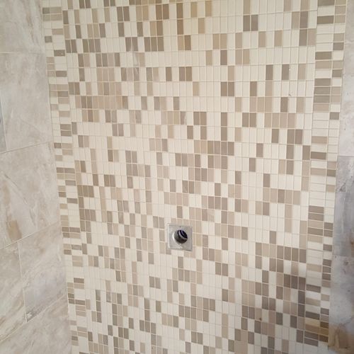 Bathroom Shower Tile Installation