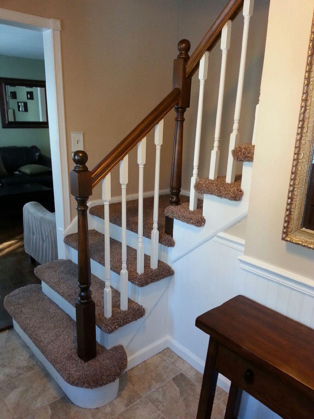 Built custom stair