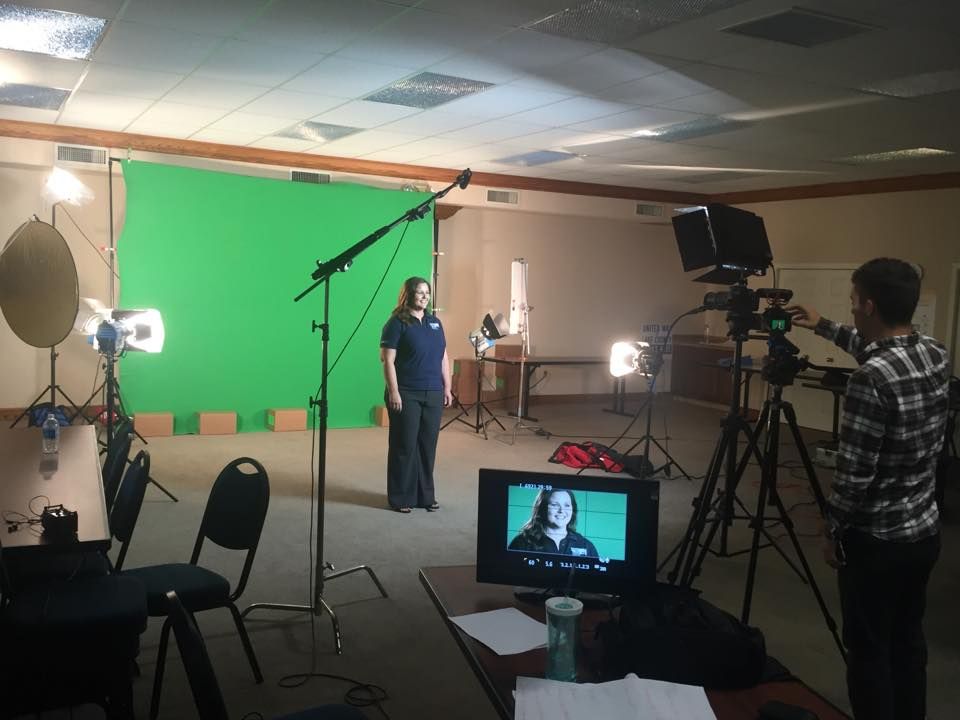Green screen shoot for United Way of Lake County