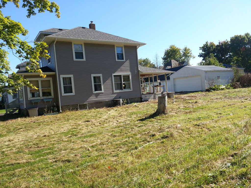 After picture of bush mowing job. The bush mower c