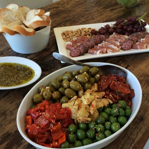 Appetizers:
A Homemade Meze