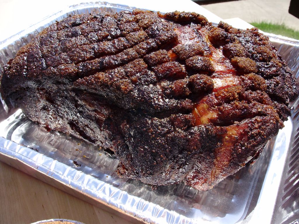 Pull Pork smoked for 12 hours