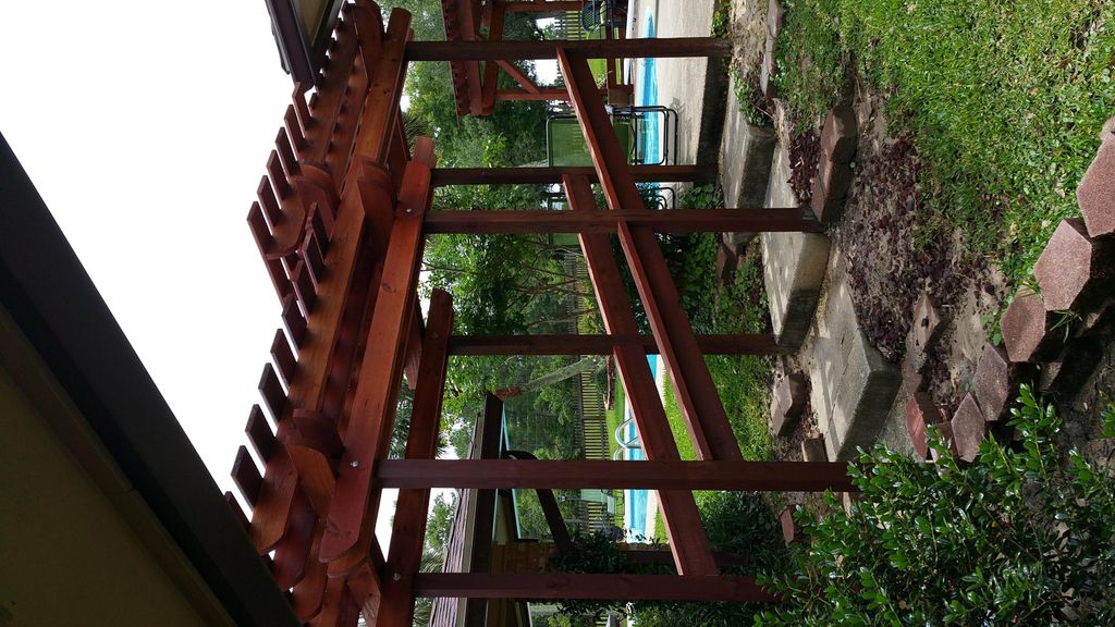 Pergula Built For David and Florance Williams .Van