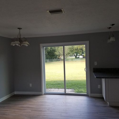 Complete Home Remodel Oct 2016
Sliding Glass door 