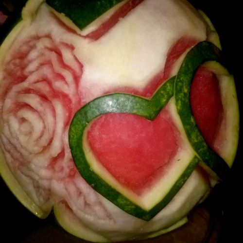 Watermelon Carving Centerpiece