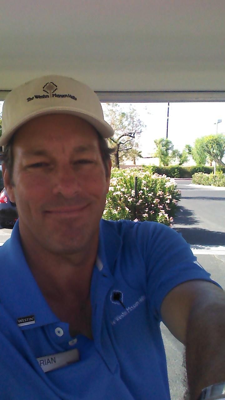 On the cart zipping around!