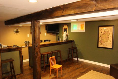 Man-Cave - 1200 sq ft with custom 14ft wet bar - 5
