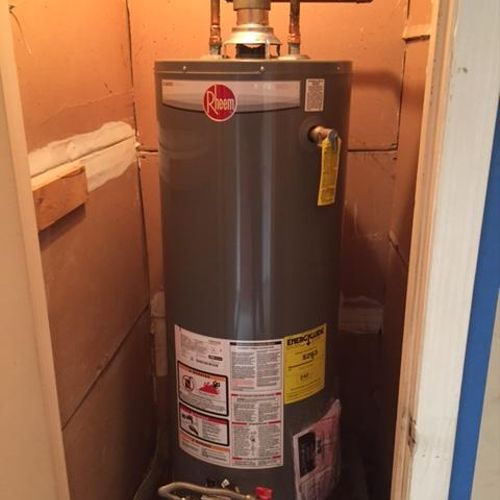 Residential Hot Water Heater Installation
