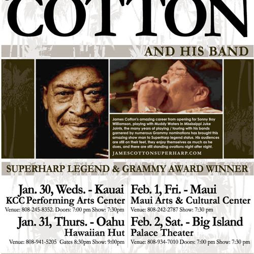 Grammy Award Winner James Cotton - Poster Design