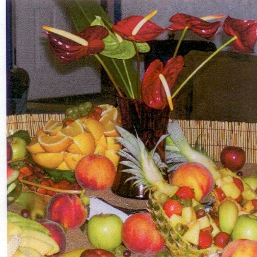 Tropical Fruit Table Display