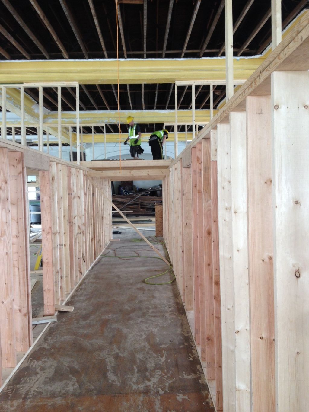 609 E. Kirby, large framing project for new lofts,