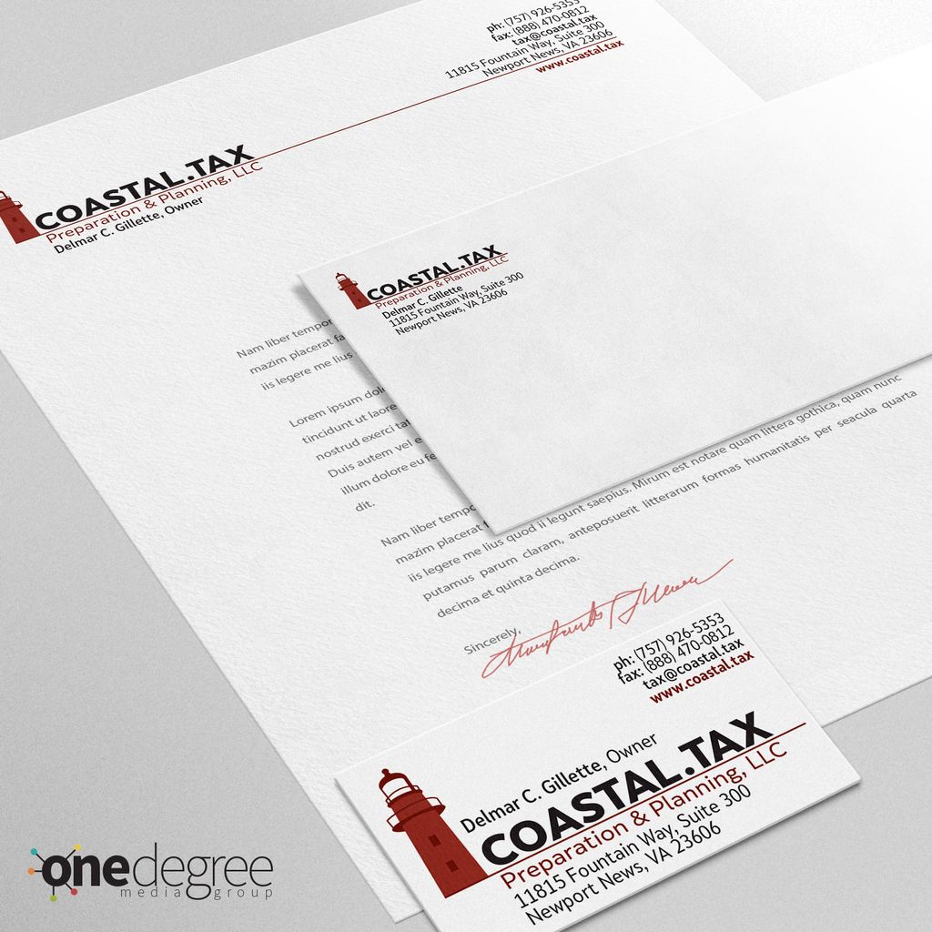 Identity and Logo design, business cards, and lett