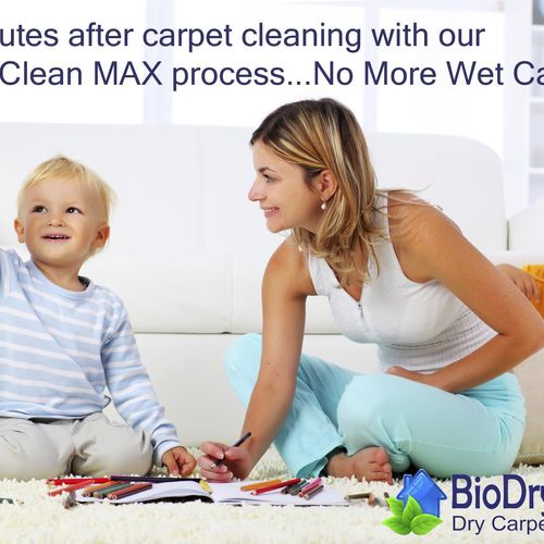 Don't get soaked!  Our cleaning process is 100% or