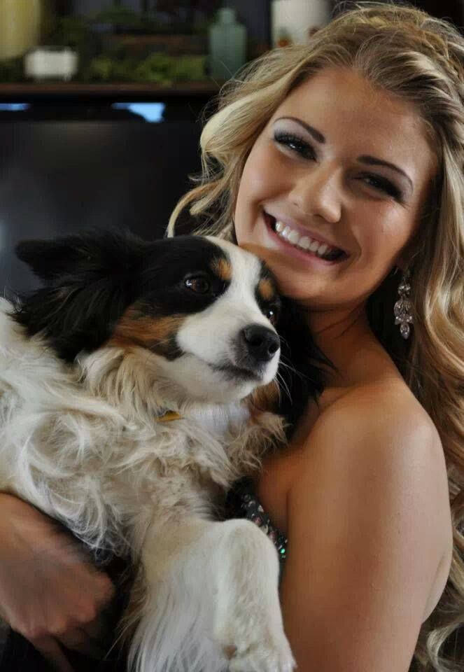 Brook's Prom, soft long curls with extensions and 