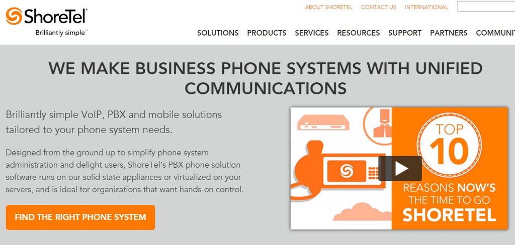 Shoretel for your business phone needs.