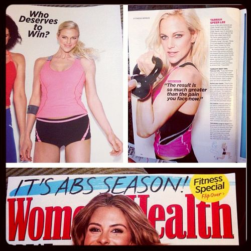 Women's Health spread with Coach T