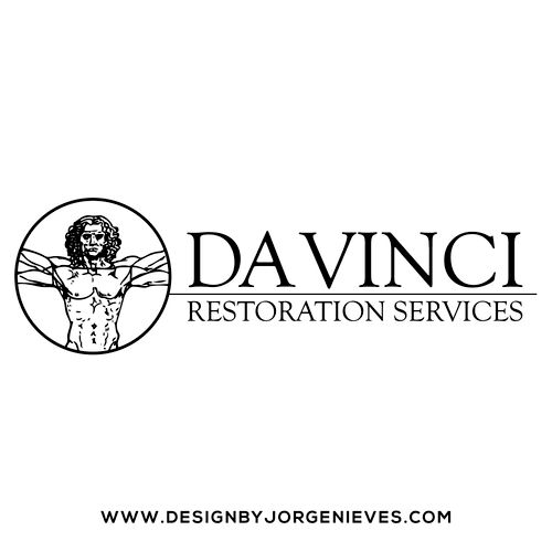 Logo redesign for Da Vinci Restoration Services (C