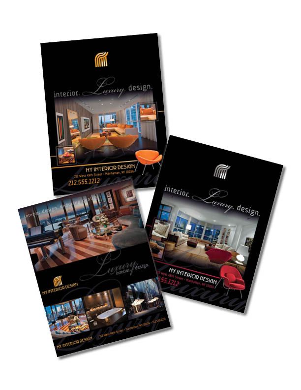 NY Interior Design - Magazine Advertisement Sample